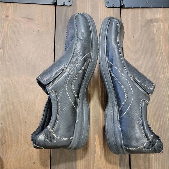 Bostonian Lites Leather slip on loafers black 13 - Picture 3 of 5